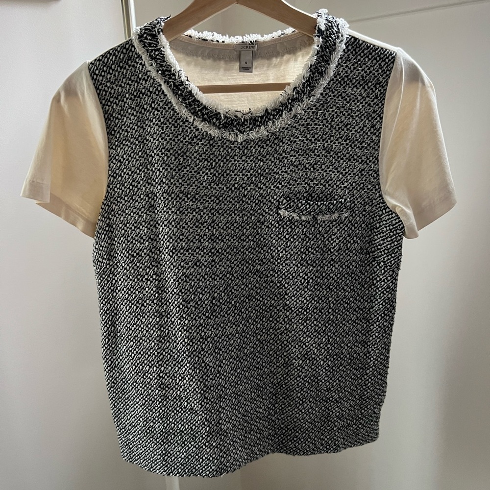 J.Crew knit tee.